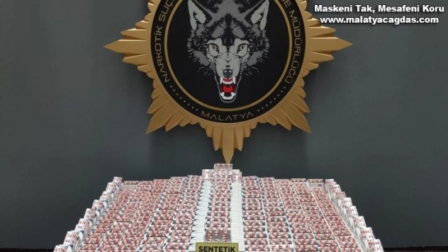 1,5 milyon liralık uyuşturucu ele geçirildi