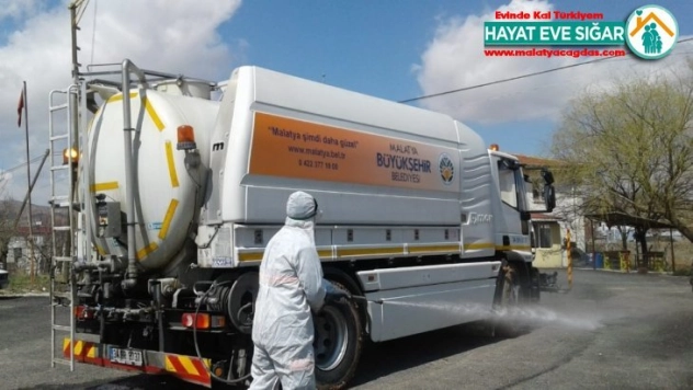 Malatya'da 2 ilçe daha dezenfekte edildi