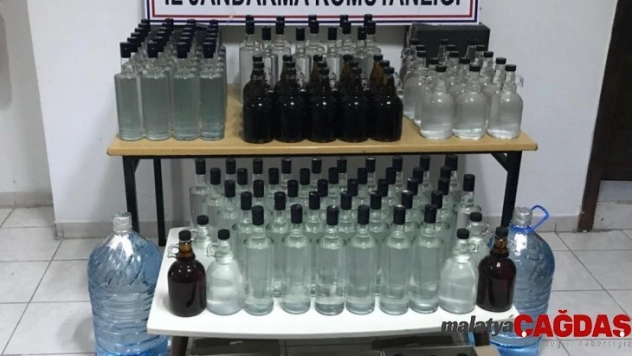 230 litre sahte içki ele geçirildi