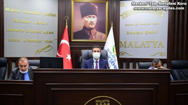 Malatya'da alt ve üstyapı yatırımları görüşüldü