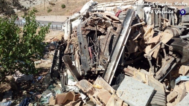 Arı kovanı yüklü kamyon devrildi: 3 ölü