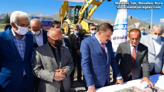 Malatya'da Bağtepe Grubu içme suyuna neşter