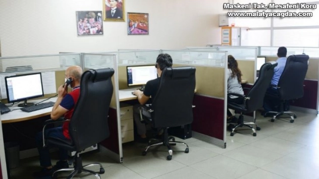 Çağrı Merkezine 22 bin 264 başvuru yapıldı