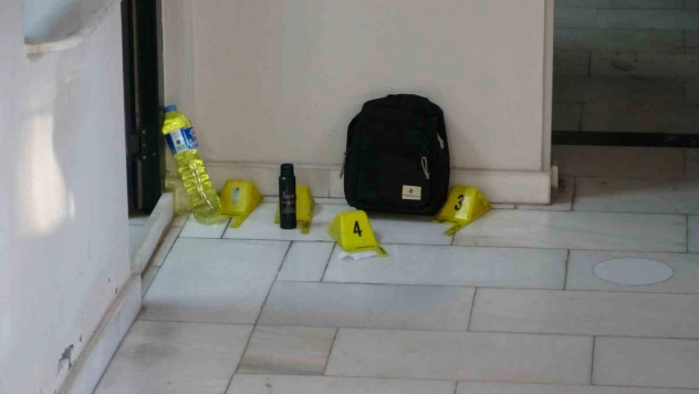 Camide şüpheli çanta paniği