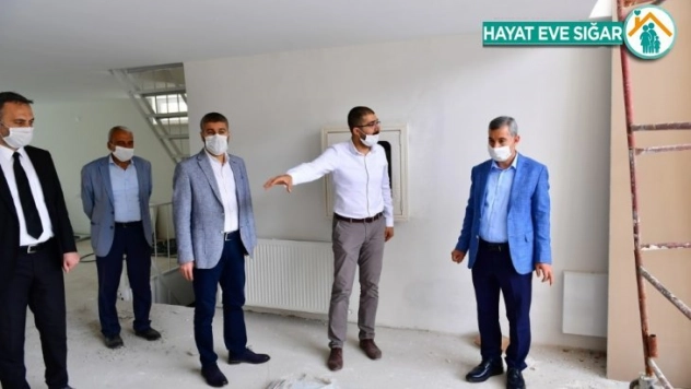 Malatya'da Çavuşoğlu Millet Kıraathanesi yapılıyor