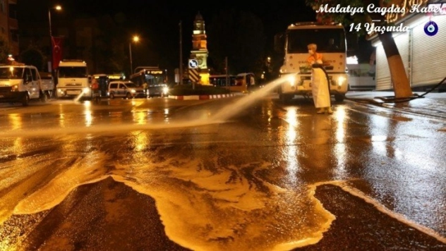 Dezenfekte işlemi devam ediyor