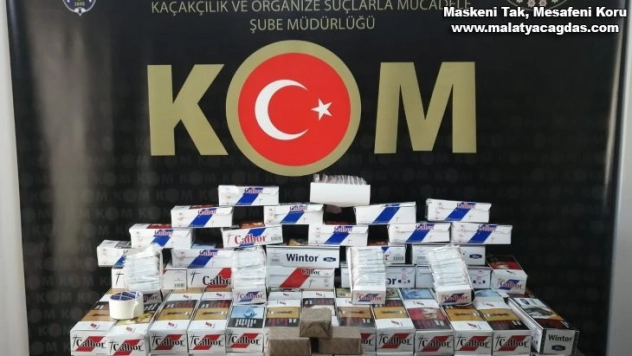 Malatya'da kaçakçılık operasyonları