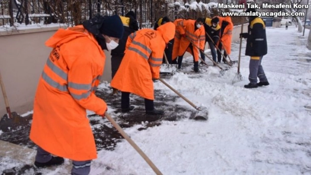 Karla mücadele aralıksız sürüyor