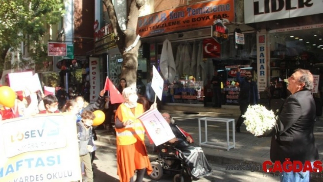LÖSEV'den, farkındalık yürüyüşü