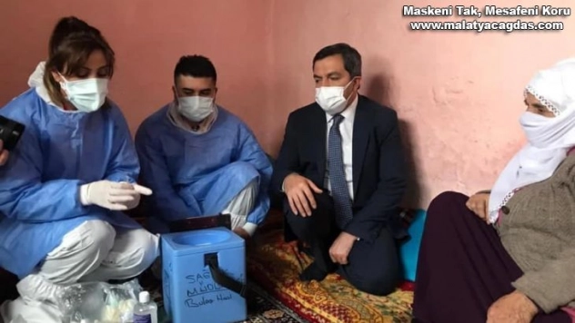 Sağlık müdürü Covid 10 aşı çalışmalarını denetledi