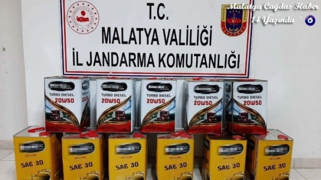 Sahte motor yağı operasyonu