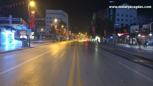 Sokağa çıkma kısıtlaması başladı