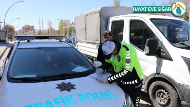 Malatya'da sokağa çıkma yasağına uymayanlara ceza yağdı