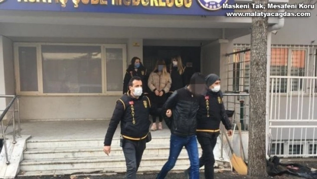 Malatya'da torbacı operasyonunda 3 tutuklama