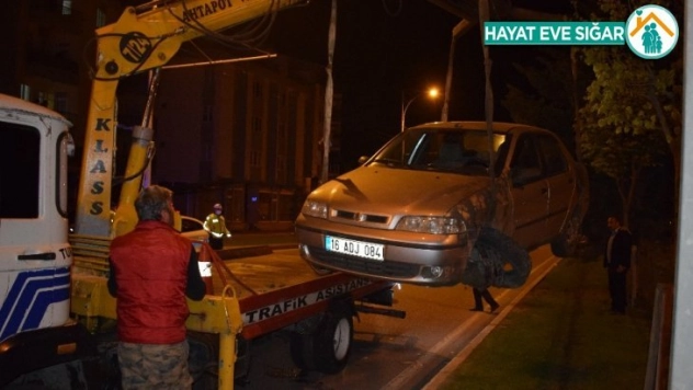 Malatya da trafik kazası 1 yaralı