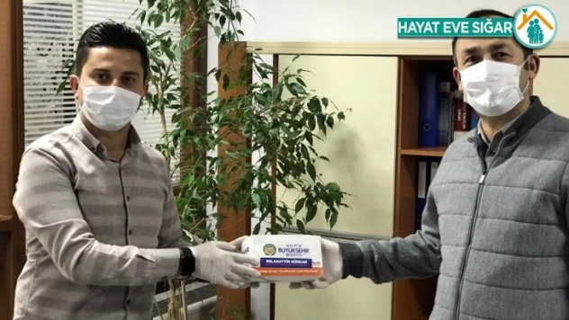 Vakıf, dernek ve odalara maske dağıtıldı