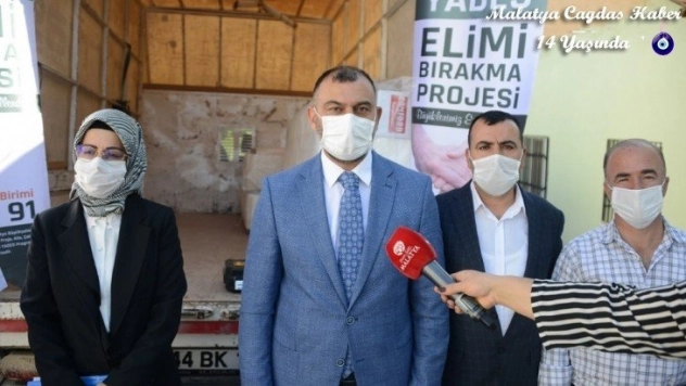 Yaşlılar için Elimi Bırakma projesi