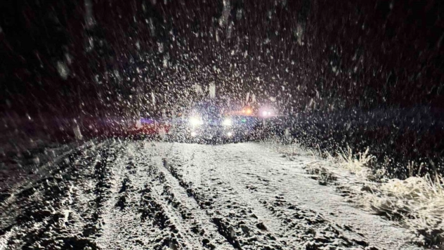 Kırsalında kar yağışı etkili oluyor