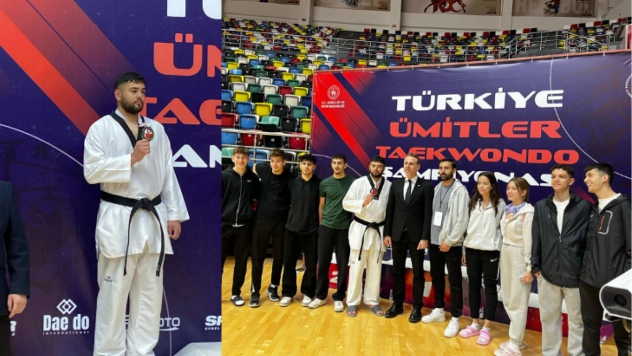 Malatyalı Tekvandocu Ali Hamza Koç'tan Türkiye İkinciliği