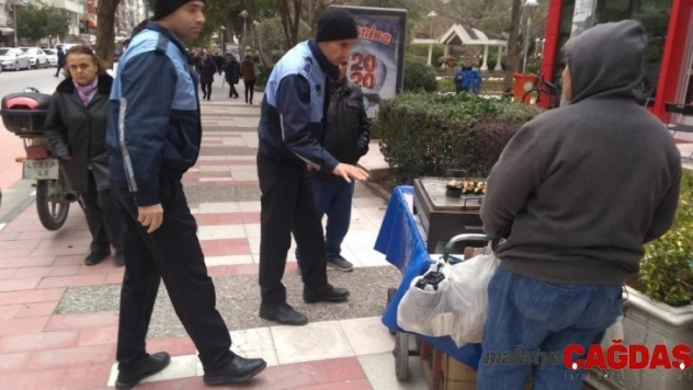 Manisa'da dilenci ve seyyar operasyonu