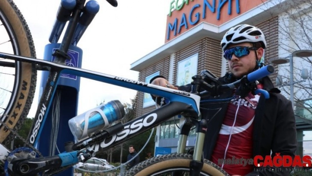 Manisa'da ilk bisiklet bakım istasyonu açıldı