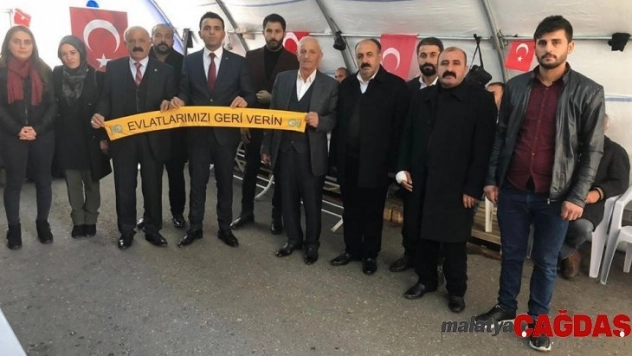 Mardin ve Şırnak'tan evlat nöbetindeki ailelere destek
