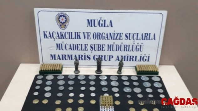 Marmaris'te tarihi eser kaçakçılığı operasyonu