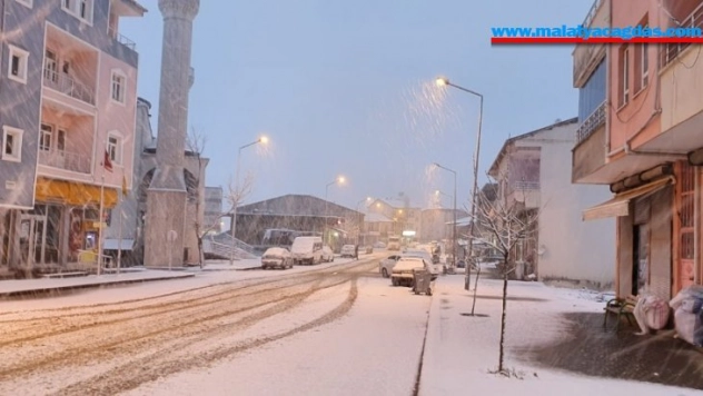 Mart ayında lapa lapa kar yağdı