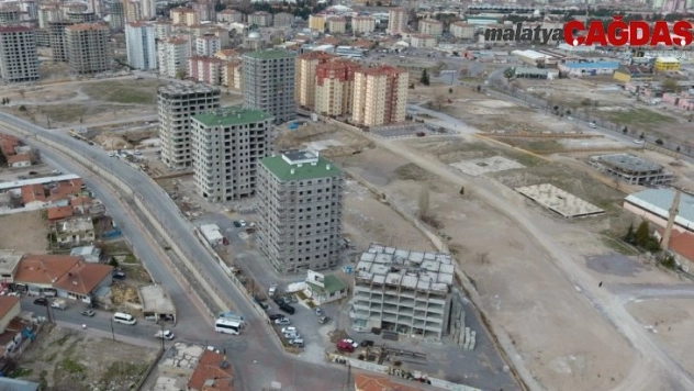 Melikgazi'de 99 dairelik konutların temeli yarın atılacak