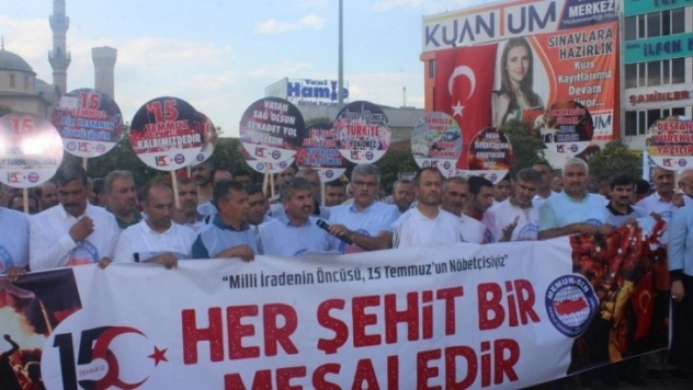 Memur-Sen 15 Temmuz Şehitlerini unutmadı