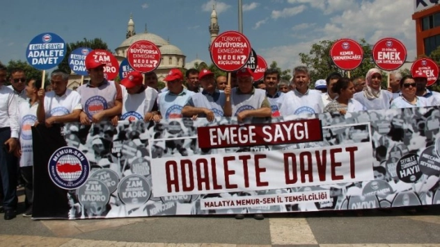 Memur-Senden Emeğe Saygı, Adalete Davet açıklaması