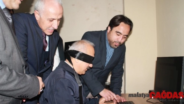 Mersin'de 'Görme Engellilere Yönelik Bilgisayar Kullanımı Meslek Eğitim Kursu' projesi açılış töreni