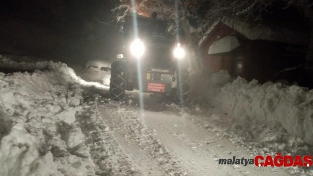 Mersin'in yüksek kesimleri yeni yıla karla girdi