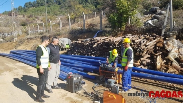 MESKİ, Çamlıyayla'da sorun oluşturan içme suyu hattını yeniledi