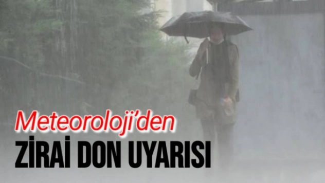 Meteoroloji'den 3 il için zirai don uyarısı