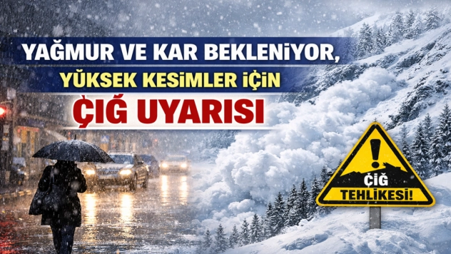 Meteoroloji'den malatya için kritik uyarı: Yağışlar ve çığ tehlikesi