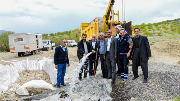 Meydancık'a temiz içme suyu