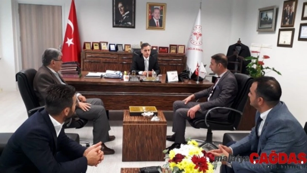 MHP'den Sağlık Müdürü Tekin'e hayırlı olsun ziyareti