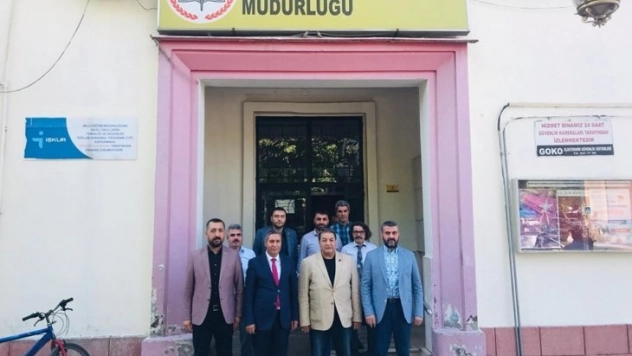 MHP heyetinden İl Milli Eğitim Müdürü Tatlı'ya ziyaret