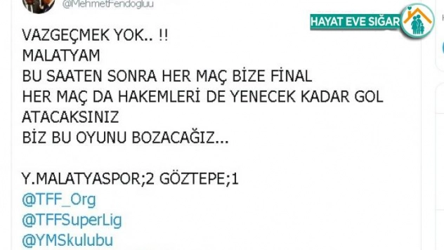 Fendoğlu'ndan galibiyet sevinci