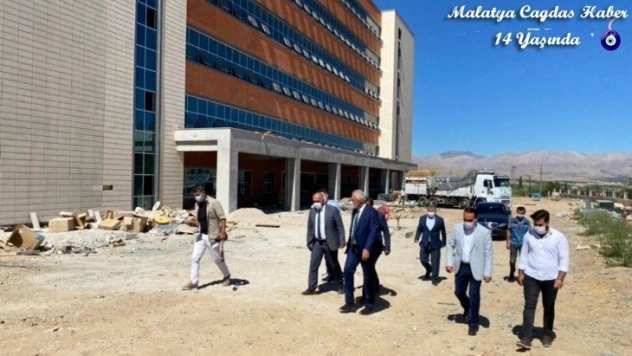 Kahtalı, Doğanşehir'de temaslarda bulundu