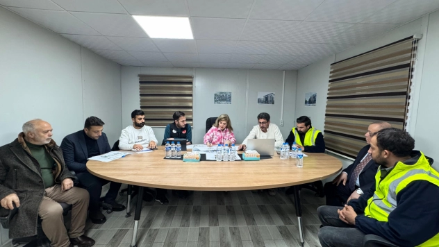 Milletvekili Ölmeztoprak Battalgazi'de Rezerv Alan İnşaat Şantiyesini İnceledi