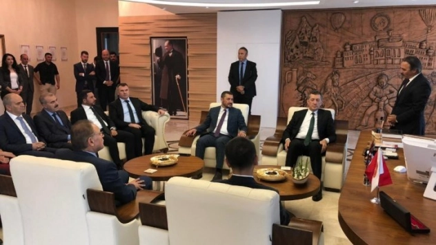 Milli Eğitim Bakanı Selçuk, NEVÜ'yü ziyaret etti