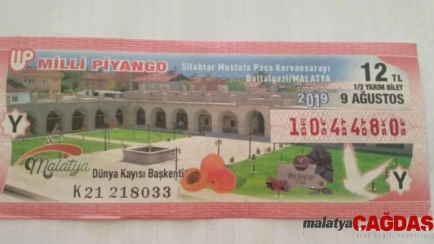 Milli Piyango biletlerinde Malatya'ya yer verildi