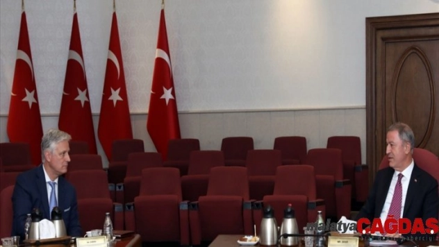 Milli Savunma Bakanı Akar, ABD Ulusal Güvenlik Danışmanı O'Brien'ı kabul etti