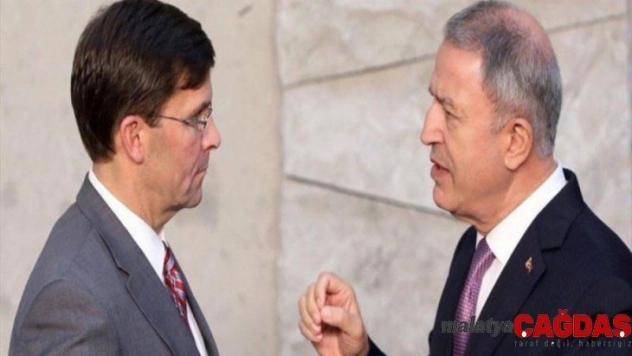 Bakan Akar, ABD Savunma Bakanı Esper ile telefonda görüştü
