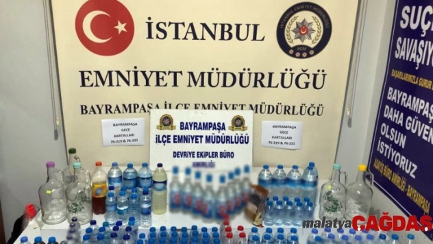 Sahte alkol imalatı yapan şahıs bekçiler tarafından yakalandı