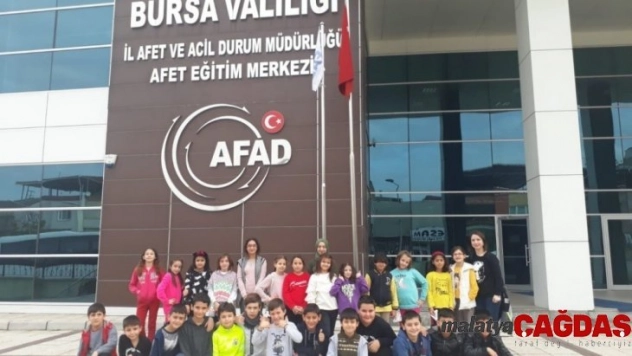 Minik öğrenciler afetleri yaşayarak öğrendi