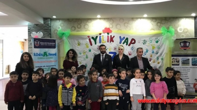Minik yüreklerden 'İyilik Yap İzi Kalsın' Projesi