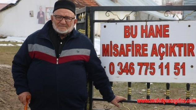 Misafire hasret yaşıyor